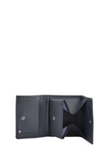 Porte-monnaie Madras Cuir Etrier Bleu madras EMAD097-vue-porte