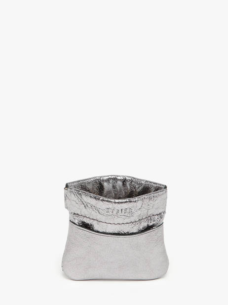 Porte-monnaie Etincelle Irisée Cuir Etrier Argent etincelle irisee EETI5005 vue secondaire 1