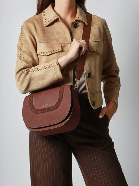 Crossbody Bag M Lasso Leather Etrier Brown lasso ELAS152M other view 1